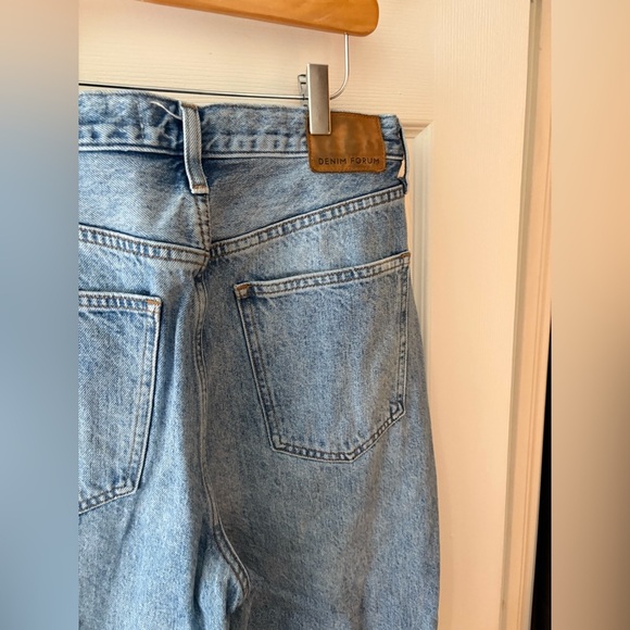 Denim Forum Aritzia the bf high rise jeans size 29/28 light wash - Picture 5 of 12